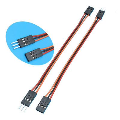 24AWG 3 پین دوپونت سیم الکترونیک زن و مرد با اتصال 2.54mm