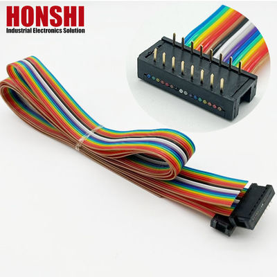 DIP 2.54x7.62mm کابل مسطح سیم برق به هیئت مدیره کانکتور سیم مسطح