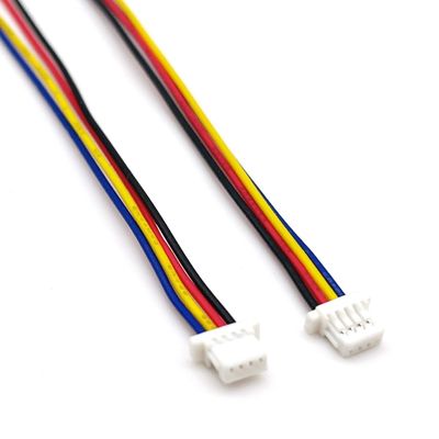 JST SH 1.0mm Pitch 4 Pin Connector Wire Harness با 100% بازرسی آزمایش