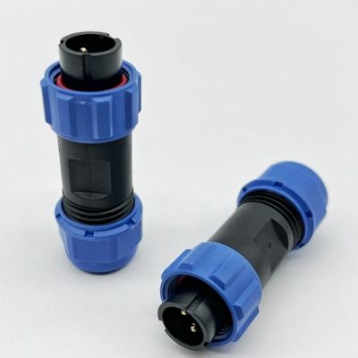 اتصال دهنده های سیم دایره ای ضد آب IP67 DIN Type Male Plug 2 3 4 5 6 8 10 12 Pin