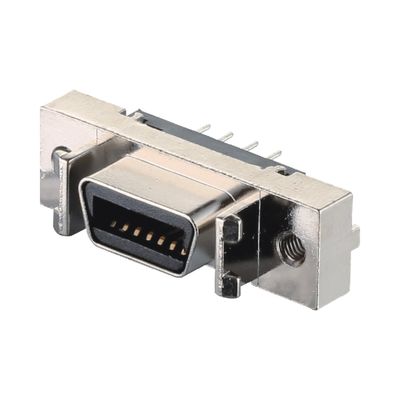 HPCN Wire to Board Connector MDR SCSI Pitch 1.27mm 14 Pin اتصال زن و مرد