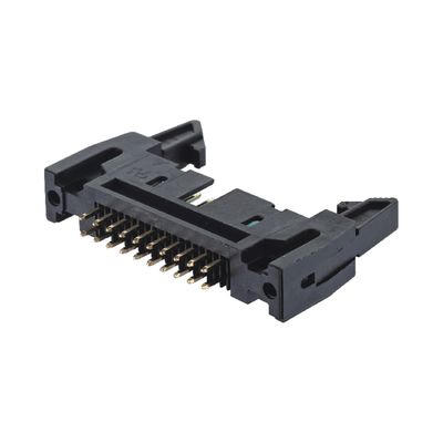2.54mm Pitch Straight Dip Lock Header Conccetor 10 12 20 26 30 34 40 44 50 64 پین