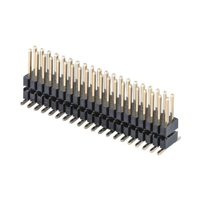 1.27mm دو پلاستکی 2 - 100 پین Header Connector H2.5mm DIP SMT نوع PCB
