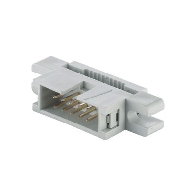 طلای قوطی 2.54mm Box Header PBT مس 6P - 64P IDC Board به اتصال سیم