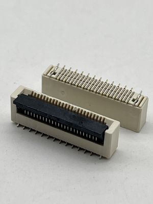 کانکتور FPC برگشت‌پذیر تماس زیرین ZIF نوع SMD کانکتور سوکت FPC FFC با فاصله 0.5 میلی‌متر